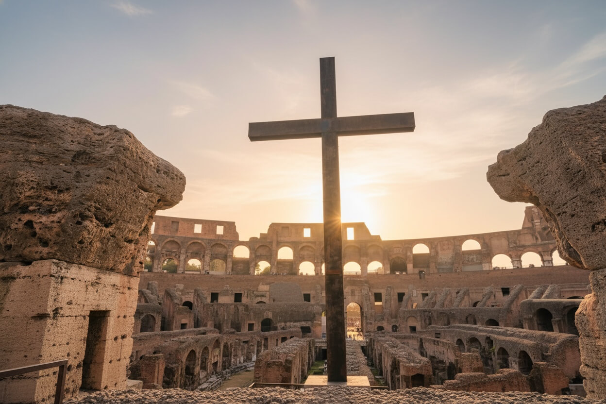 Arena del Coliseo de Roma
